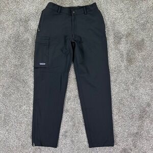 Patagonia Guide Pants Men 34 Black Technical Cargo Hiking Trial Ankle Zip Casual